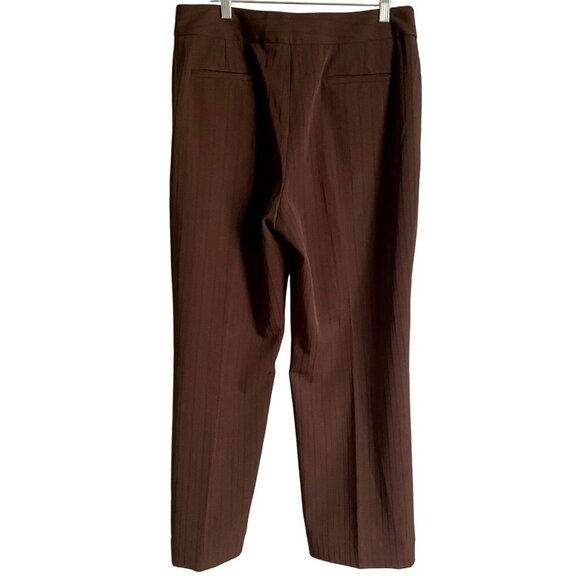 Rafaella Brown Dress Pants Trousers Women's Size 14 - Picture 4 of 7